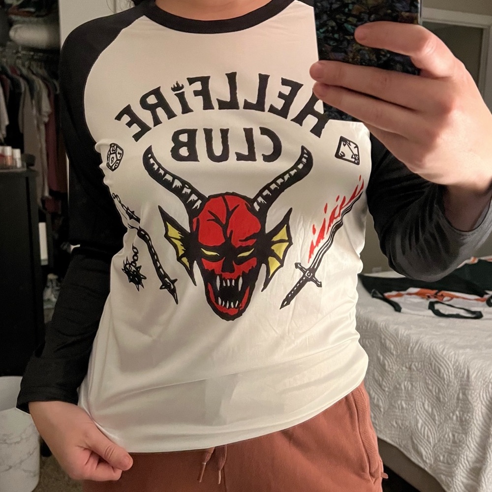 Hellfire Club Baseball Sleeve Shirt